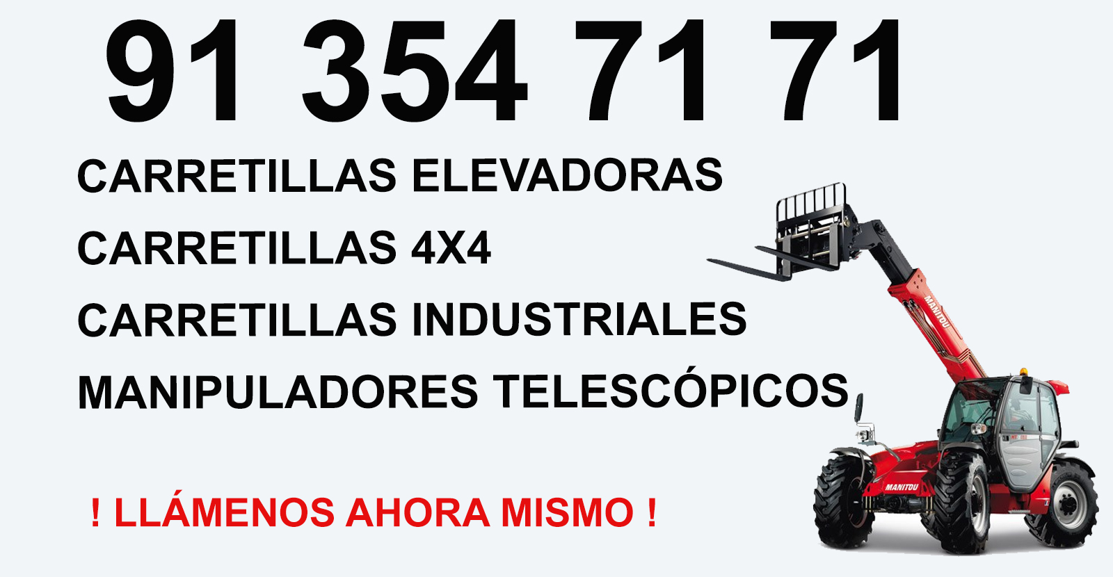 Maquina Carretillas Elevadoras alquiler Usera